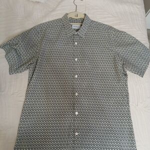 Salvatore Ferragamo Monogram Black and White Shirt